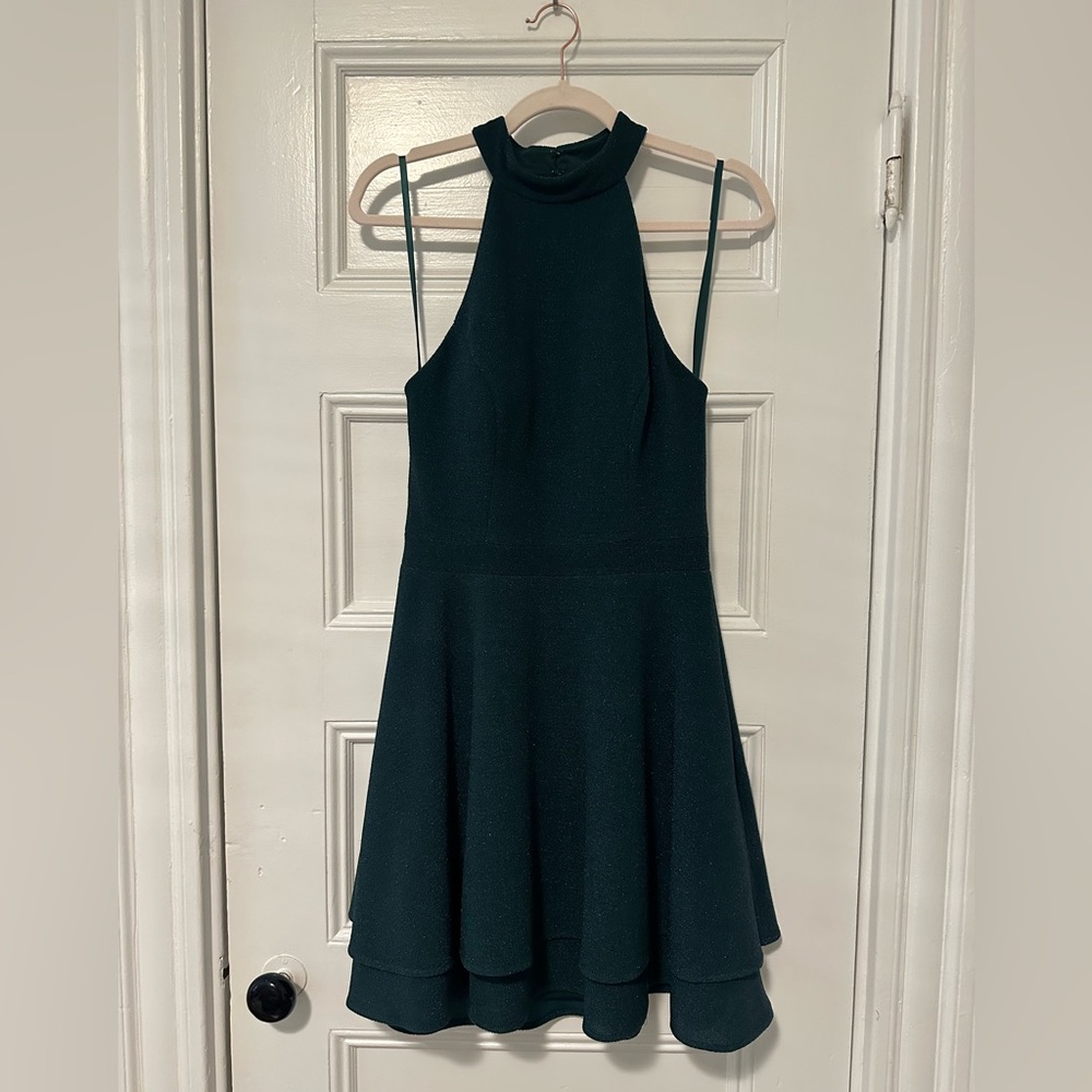 Xscape Green Dress